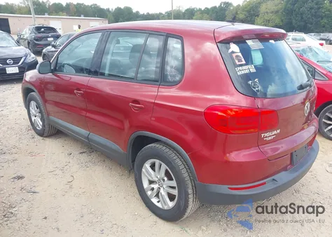 2014 Volkswagen Tiguan S from USA, damaged, VIN WVGAV3AX9EW023277